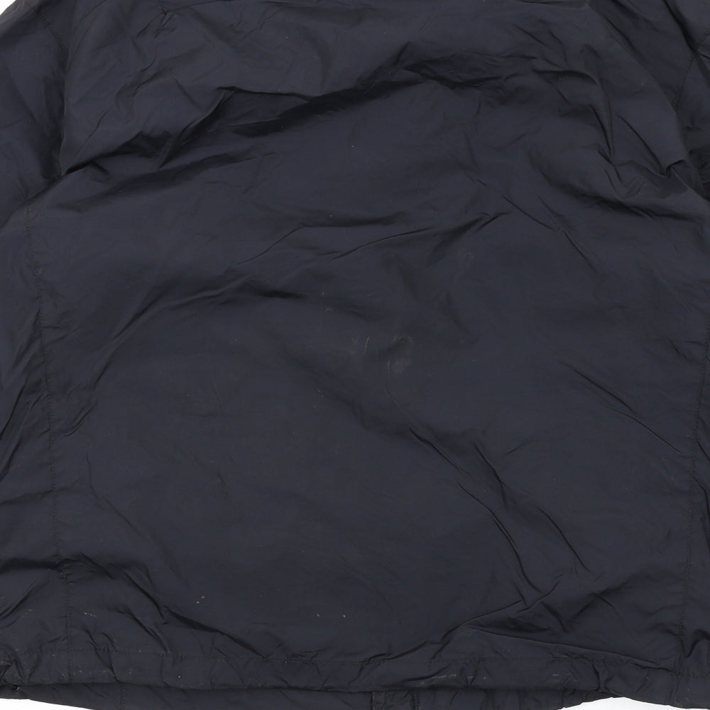 Polo Ralph Lauren Womens Black Rain Coat Coat Size S Zip