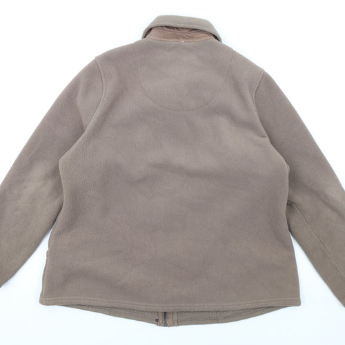 Classic Womens Brown Jacket Coat Size 16 Zip