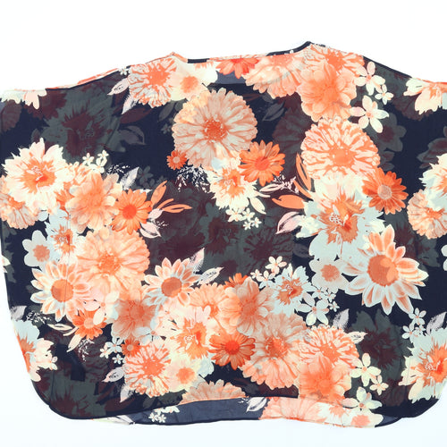 Together Womens Multicoloured Floral Polyester Basic T-Shirt Size 22 Round Neck