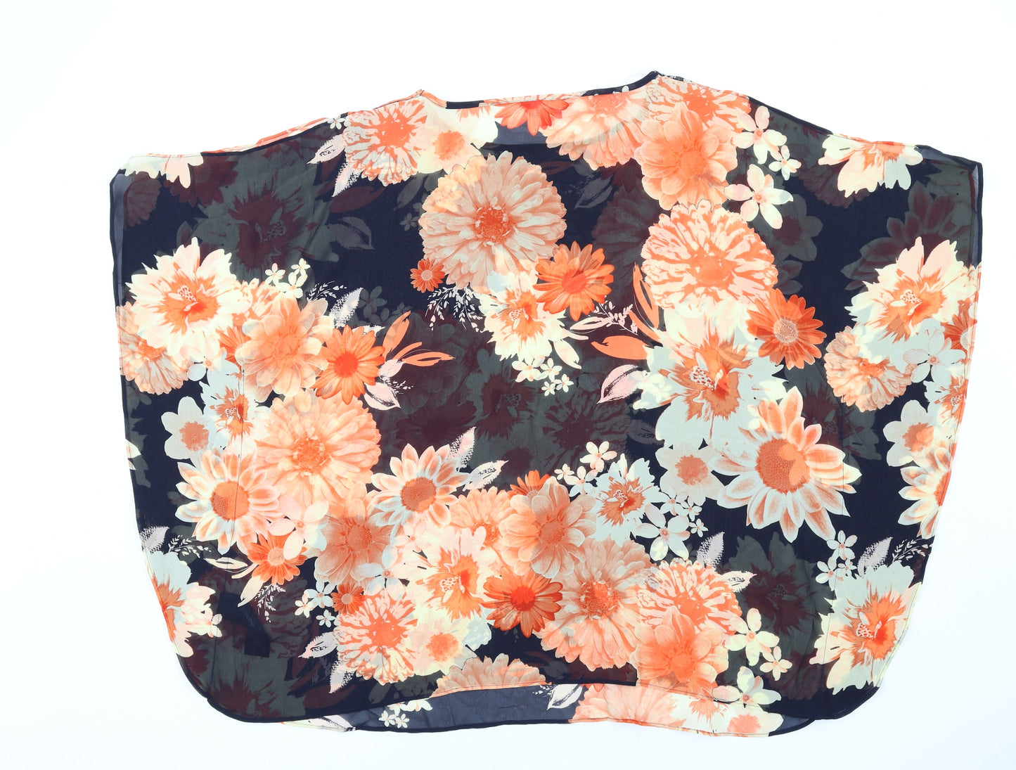Together Womens Multicoloured Floral Polyester Basic T-Shirt Size 22 Round Neck