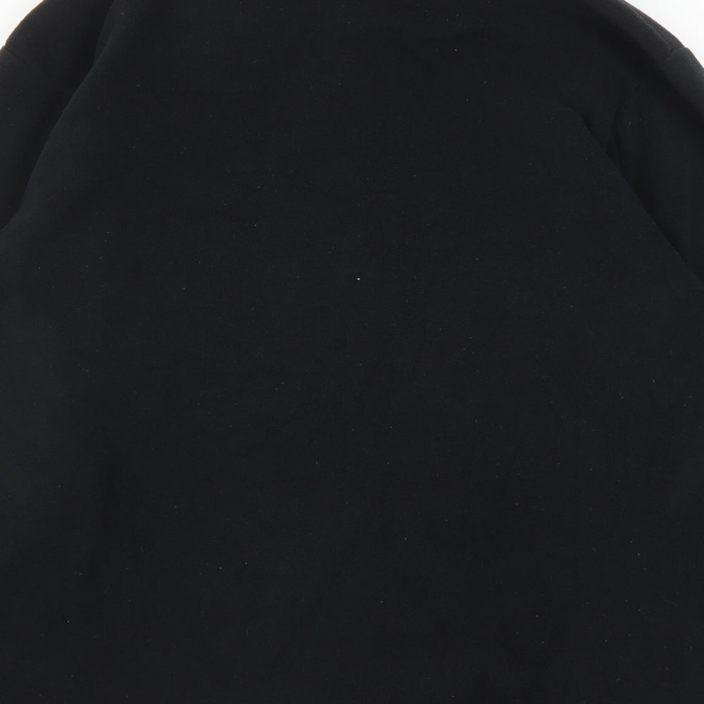 Guinness Mens Black Polyester Henley Sweatshirt Size M - Guinness Strength
