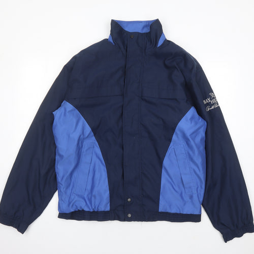 Arnold Palmer Mens Blue Rain Coat Coat Size L Zip - Pockets
