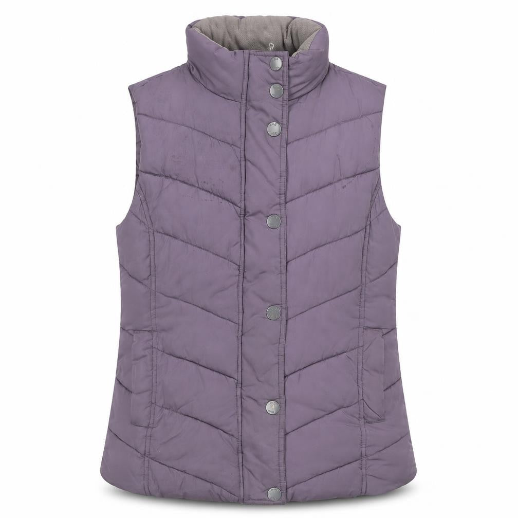Gap Womens Purple Gilet Waistcoat Size S Zip - Pockets