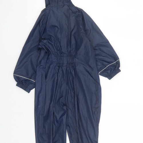 Mountain Warehouse Boys Blue Rain Coat Coat Size 2-3 Years Zip - Puddle Suit