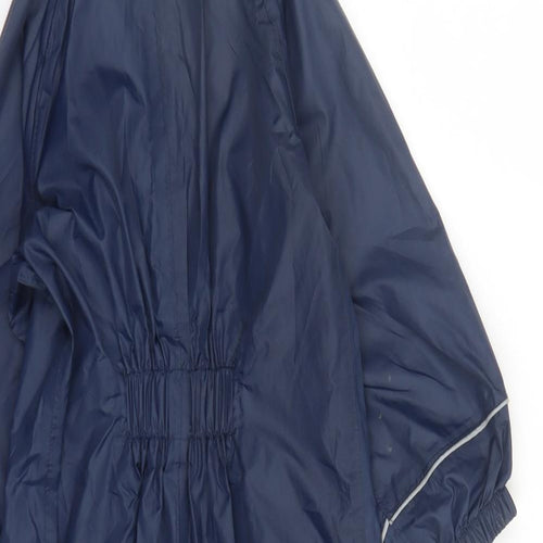 Mountain Warehouse Boys Blue Rain Coat Coat Size 2-3 Years Zip - Puddle Suit