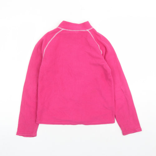 Didriksons Girls Pink Jacket Size 10 Years Zip