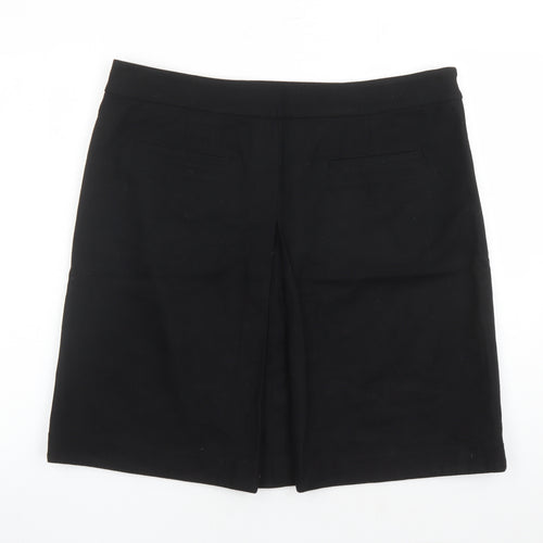 Dickens & Jones Womens Black Polyester A-Line Skirt Size 18 Zip
