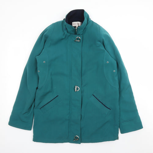 EWM Womens Green Jacket Size 12 Zip