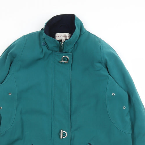 EWM Womens Green Jacket Size 12 Zip