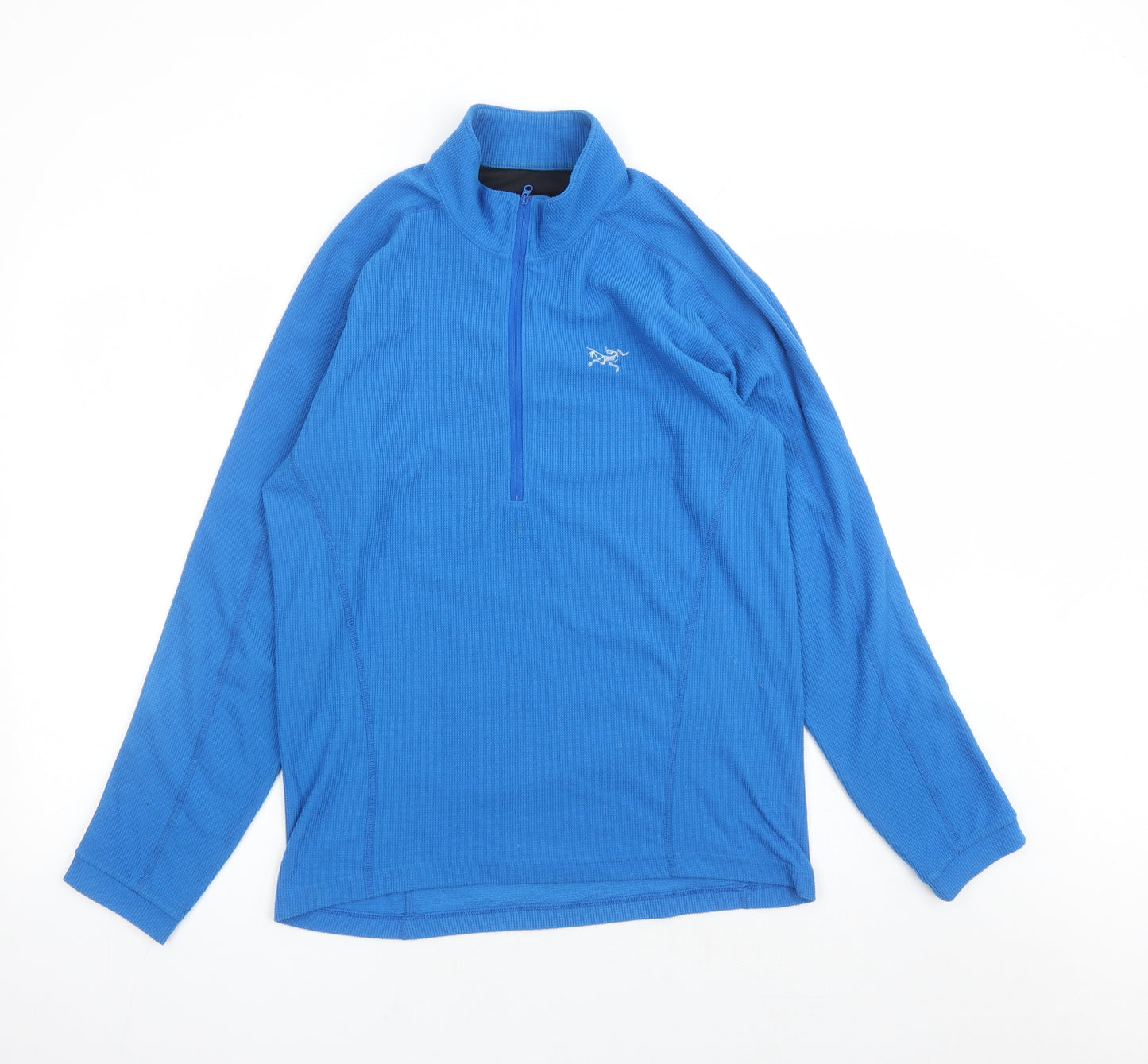 Arc'teryx Mens Blue Polyester Henley Sweatshirt Size S