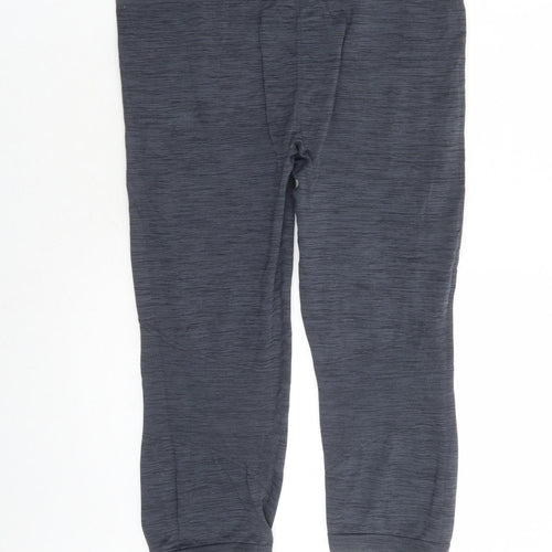 USA Pro Womens Grey Nylon Compression Leggings Size 14 L20 in Regular