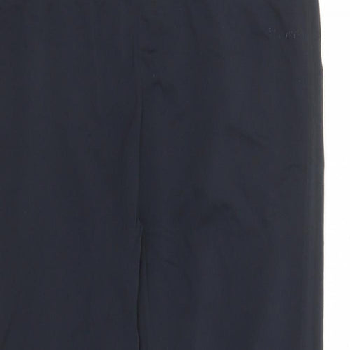 USA Pro Womens Black Nylon Compression Leggings Size 14 L19 in Regular