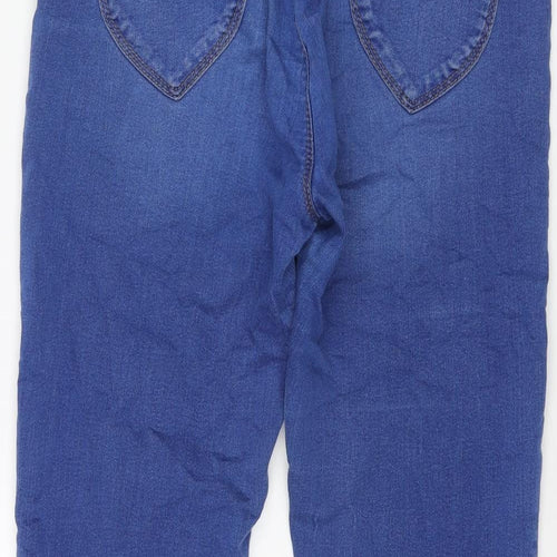 Dorothy Perkins Womens Blue Cotton Jegging Jeans Size 10 L22 in Regular - Capri