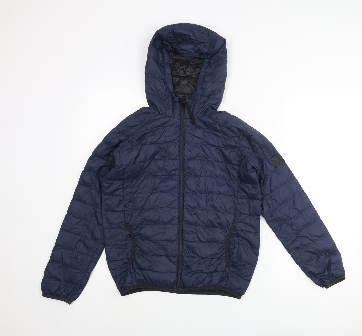 TOG24 Boys Blue Puffer Jacket Coat Size 13 Years Zip