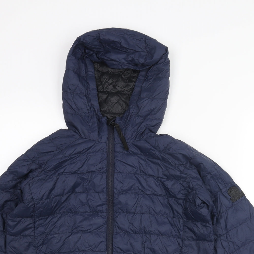 TOG24 Boys Blue Puffer Jacket Coat Size 13 Years Zip