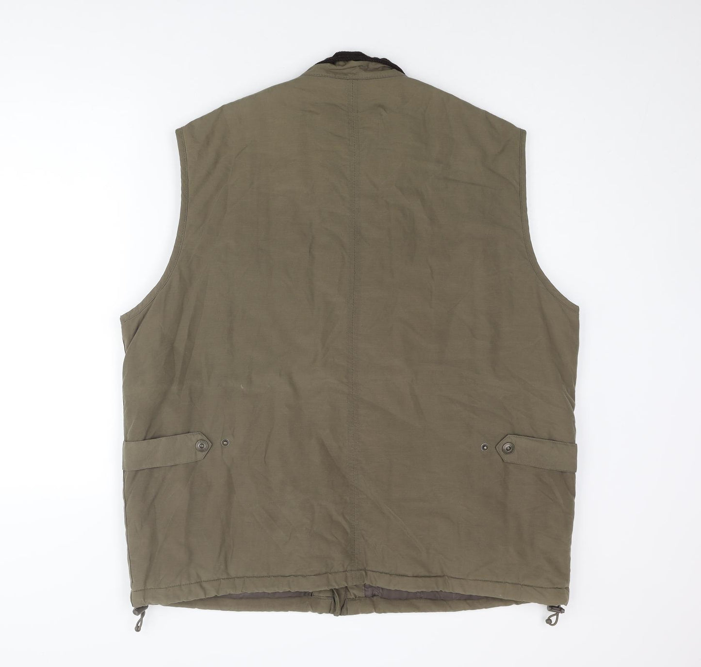 Blue Harbour Mens Brown Gilet Coat Size XL Zip