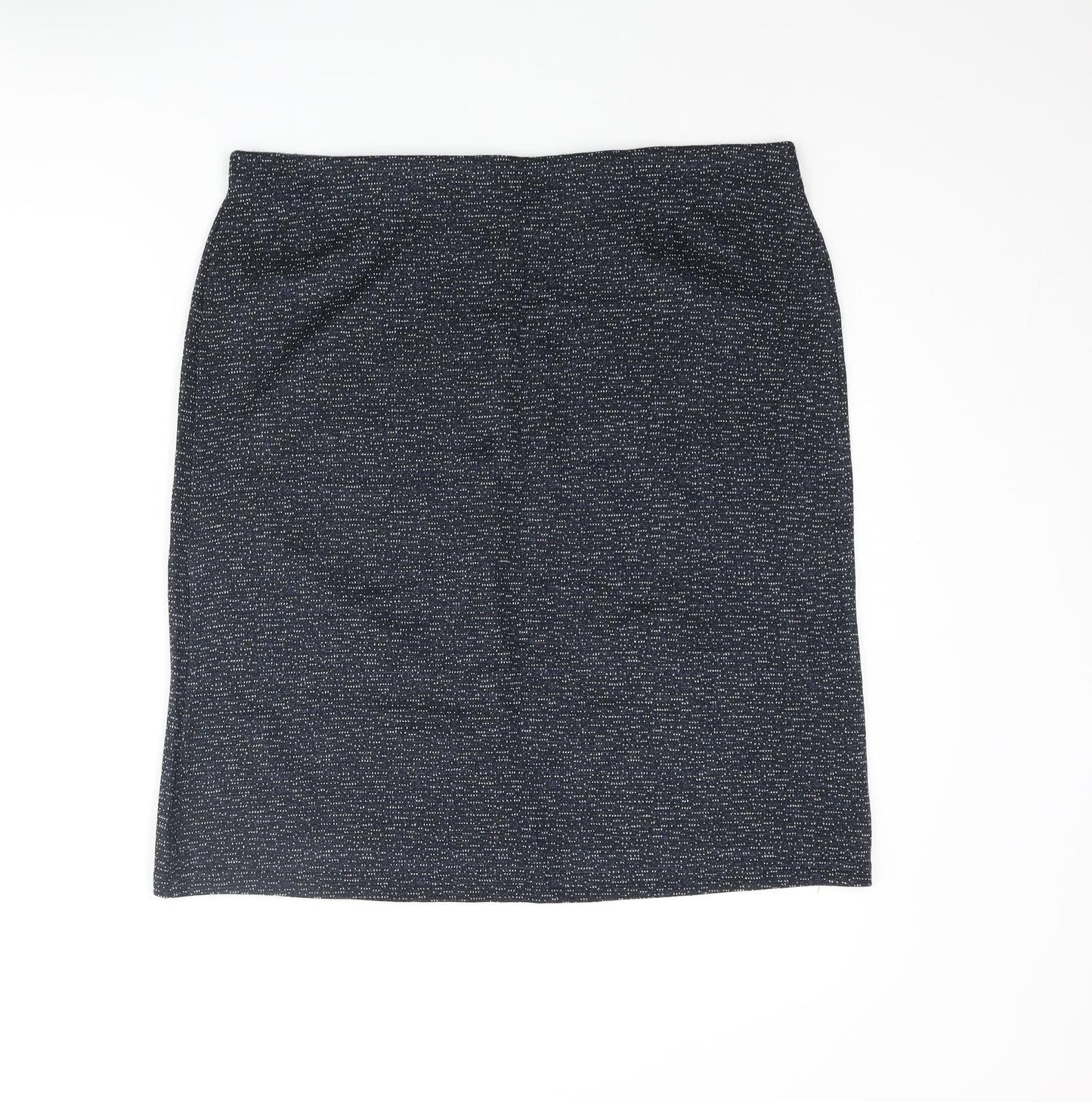 Pinns Womens Blue Polyester Straight & Pencil Skirt Size 16