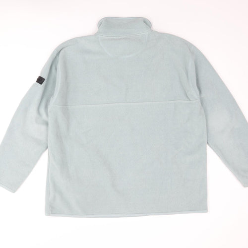 Jeep Mens Green Polyester Pullover Sweatshirt Size M - Sleeve Logo