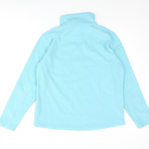 Technicals Womens Blue Polyester Pullover Sweatshirt Size 16 Zip