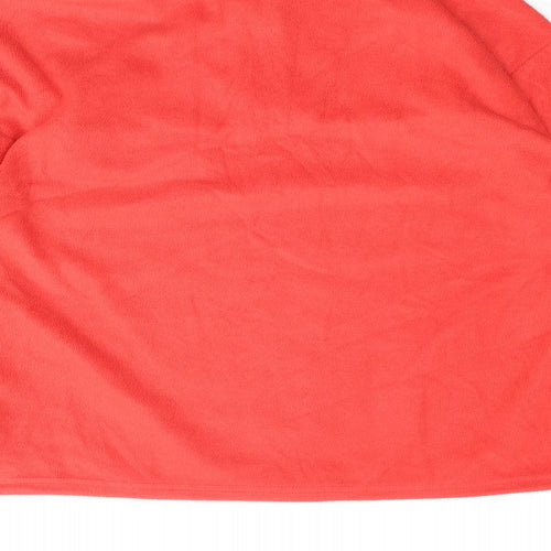 Only Womens Red Polyester Pullover Sweatshirt Size S Zip - Drawstring Hem