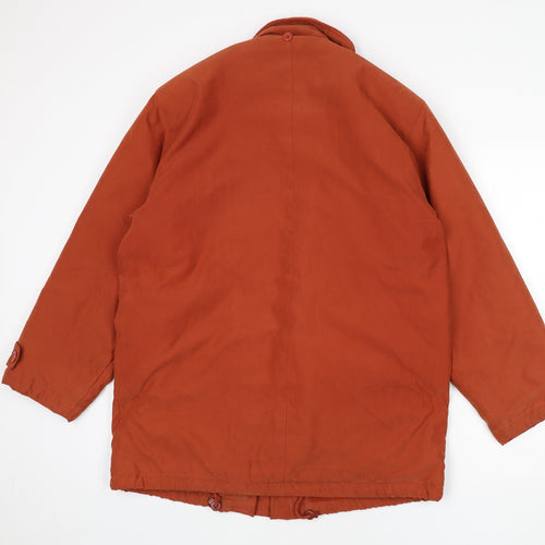 Debenhams Womens Orange Jacket Coat Size 12 Zip