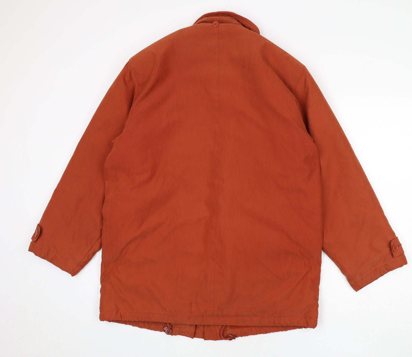 Debenhams Womens Orange Jacket Coat Size 12 Zip