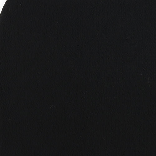 Marks and Spencer Womens Black Polyester Bandage Skirt Size 8