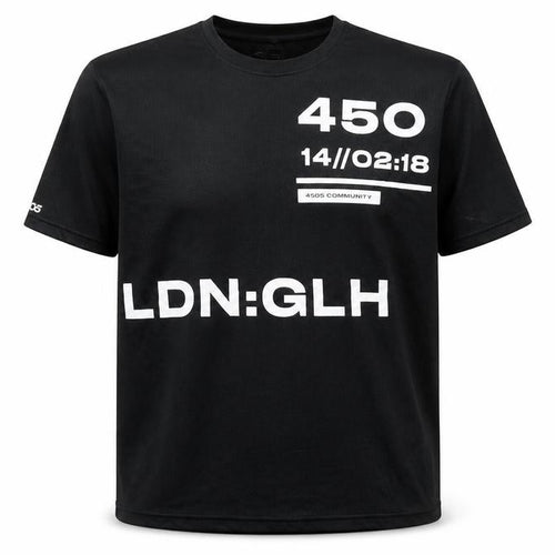 ASOS Mens Black Polyester T-Shirt Size S Round Neck - Numbers, Breathable Material