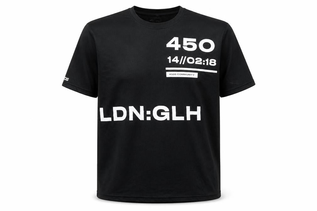 ASOS Mens Black Polyester T-Shirt Size S Round Neck - Numbers, Breathable Material