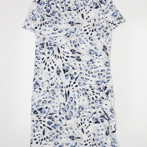Marks and Spencer Womens Multicoloured Geometric Cotton Top Dress Size XS