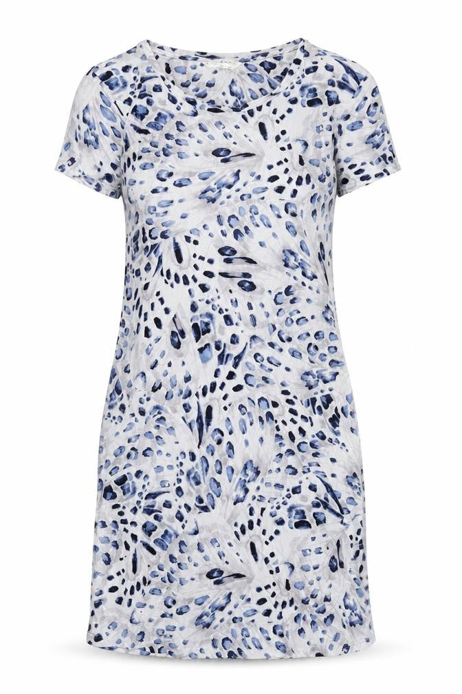 Marks and Spencer Womens Multicoloured Geometric Cotton Top Dress Size XS