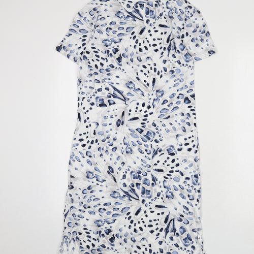 Marks and Spencer Womens Multicoloured Geometric Cotton Top Dress Size XS