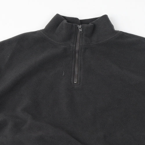 Dazy Womens Grey Polyester Pullover Sweatshirt Size S Pullover