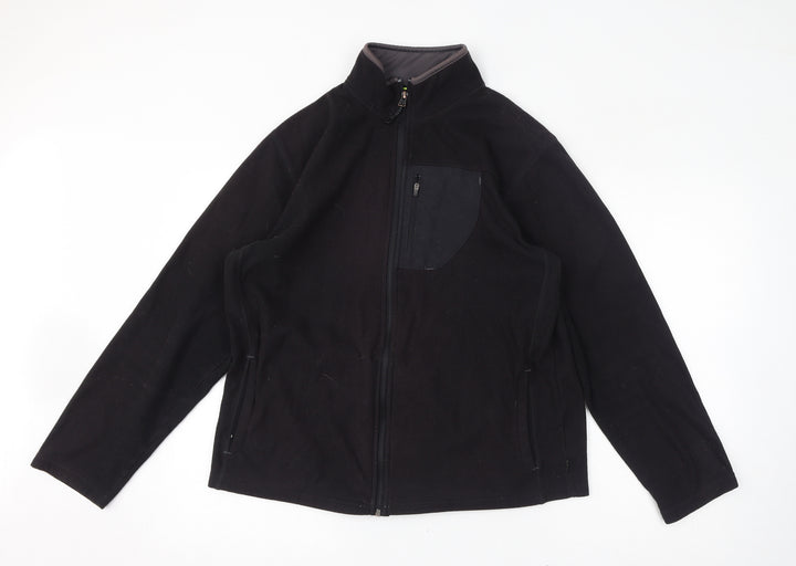 Marks and Spencer Womens Black Jacket Size M Zip