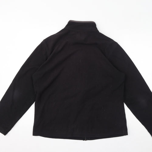 Marks and Spencer Womens Black Jacket Size M Zip