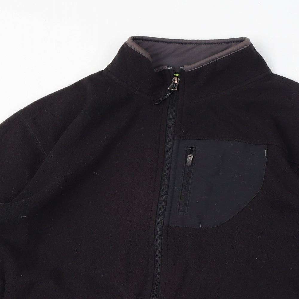 Marks and Spencer Womens Black Jacket Size M Zip