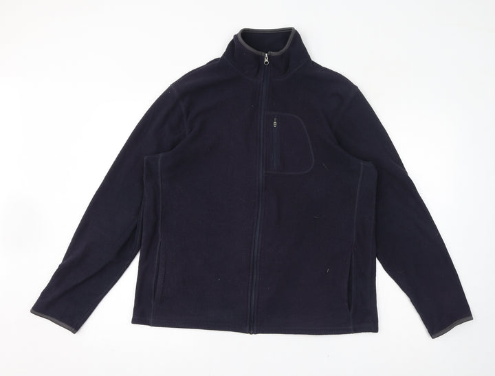 Marks and Spencer Mens Blue Jacket Size M Zip