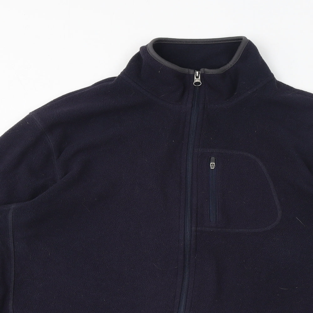 Marks and Spencer Mens Blue Jacket Size M Zip