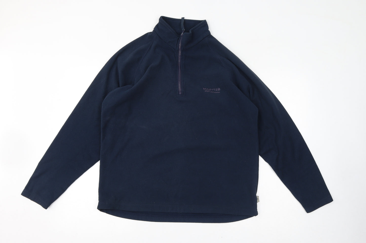 Regatta Womens Blue Polyester Pullover Sweatshirt Size 10 Pullover
