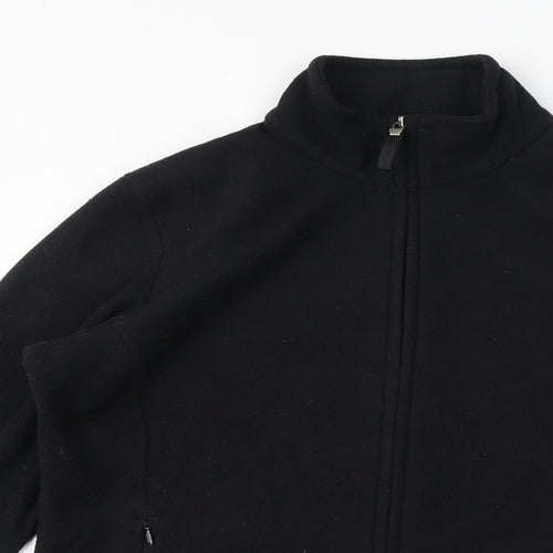 Marks and Spencer Womens Black Jacket Size 14 Zip
