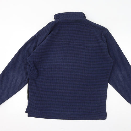 Montu Mens Blue Polyester Pullover Sweatshirt Size M