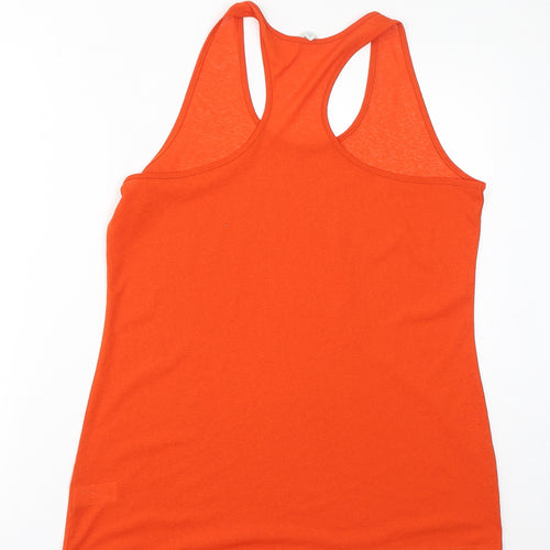 NEXT Womens Orange Polyester Basic Tank Size 16 Scoop Neck