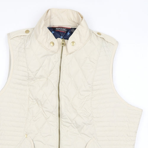 Regatta Womens Beige Gilet Coat Size 18 Zip