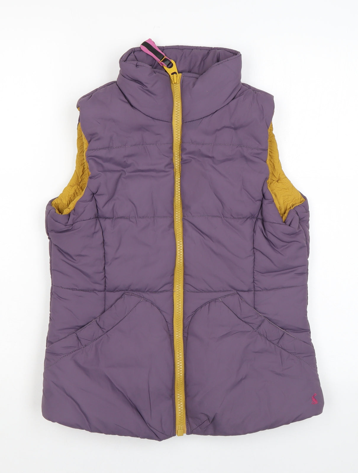 Joules Womens Purple Gilet Coat Size 10 Zip