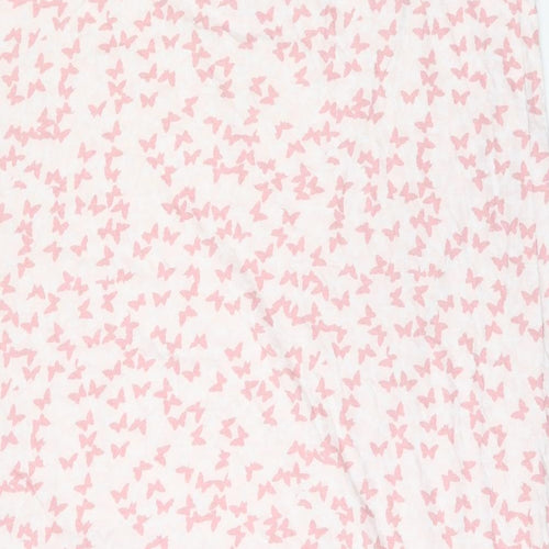 Love Yours Womens Pink Geometric Cotton Cami Dress Size 22 - Size 22-24