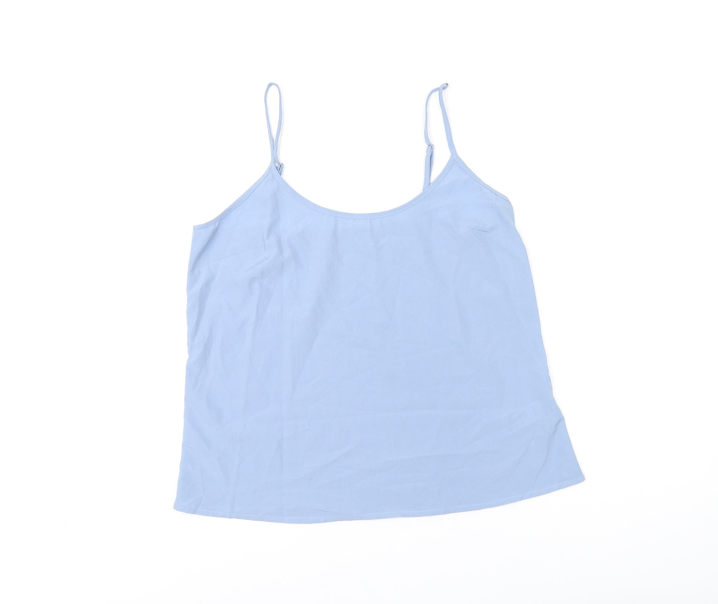 Marks and Spencer Womens Blue Polyester Camisole T-Shirt Size 10 V-Neck