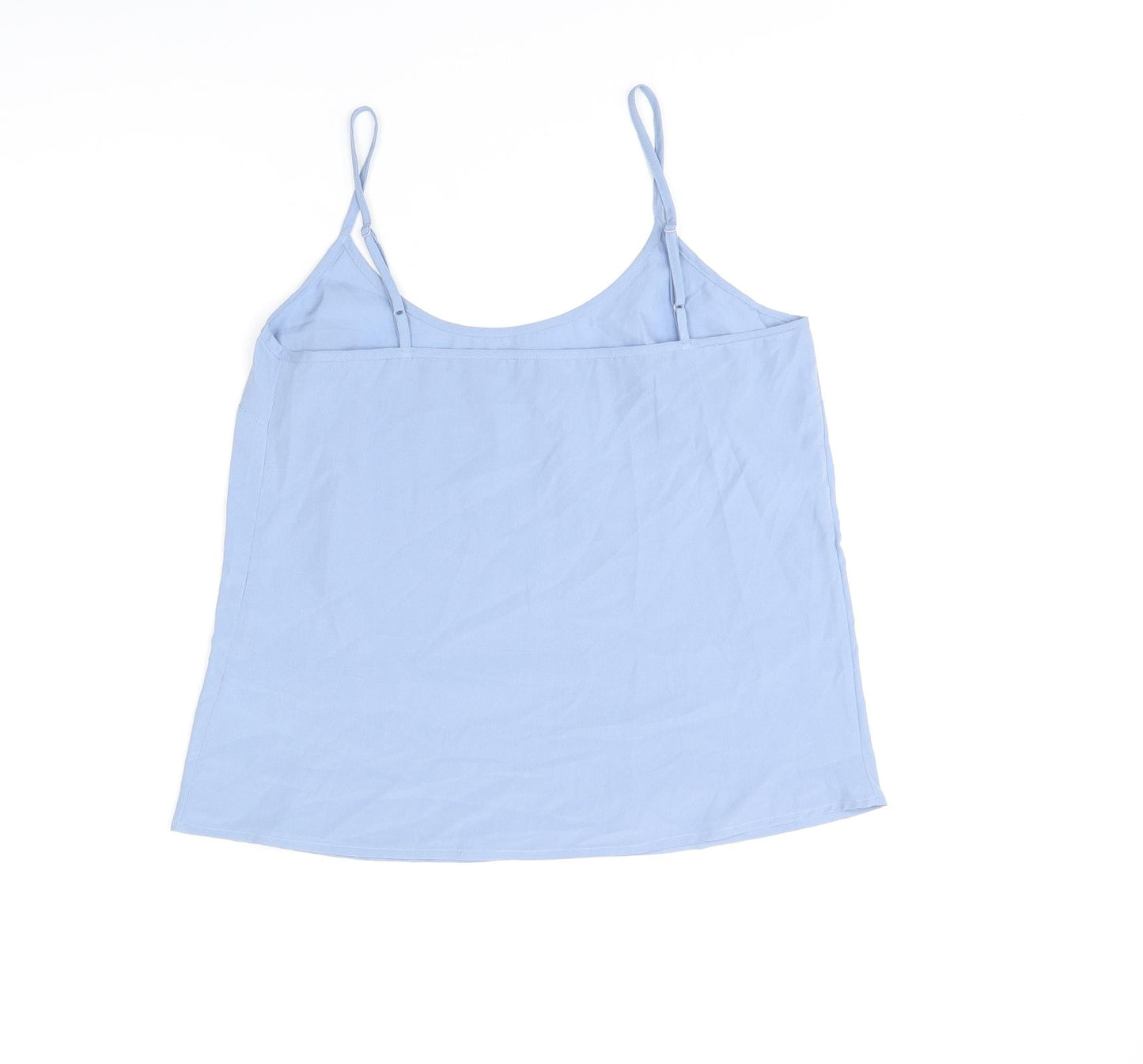 Marks and Spencer Womens Blue Polyester Camisole T-Shirt Size 10 V-Neck