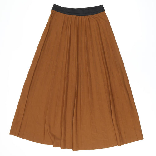 Goose Island Womens Brown Polyester Swing Skirt Size 8