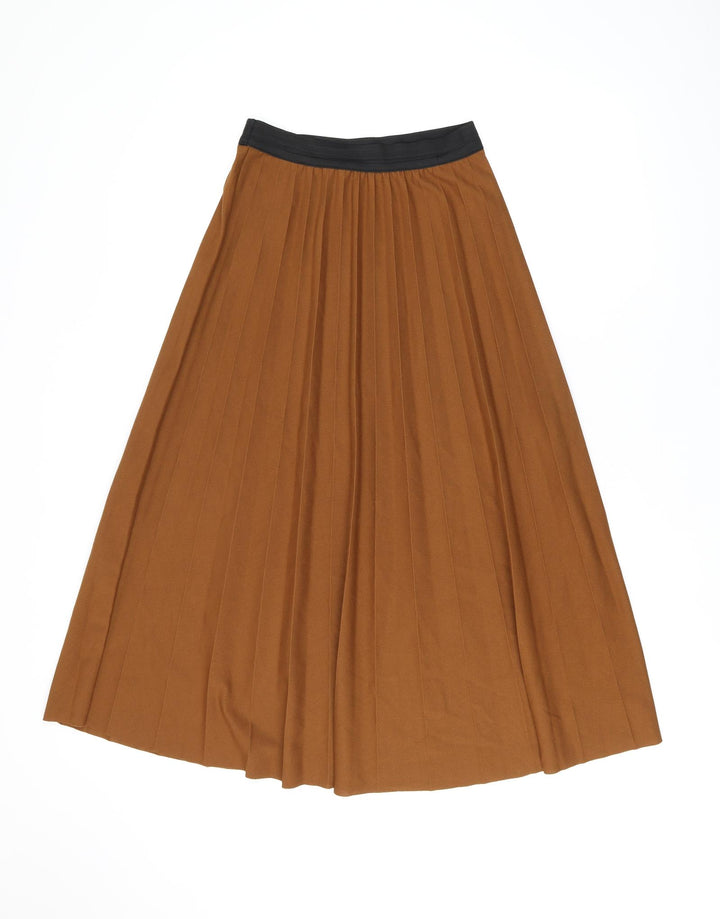 Goose Island Womens Brown Polyester Swing Skirt Size 8