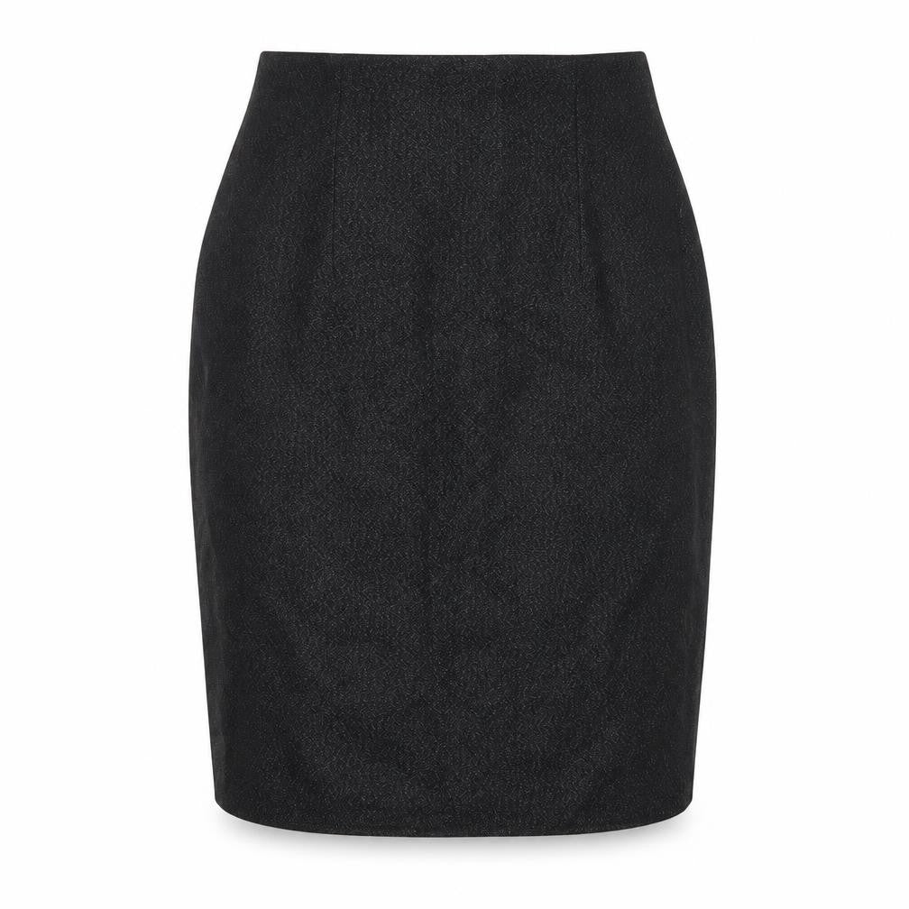 Avi Tenzer Womens Black Polyester Straight & Pencil Skirt Size 6 Zip